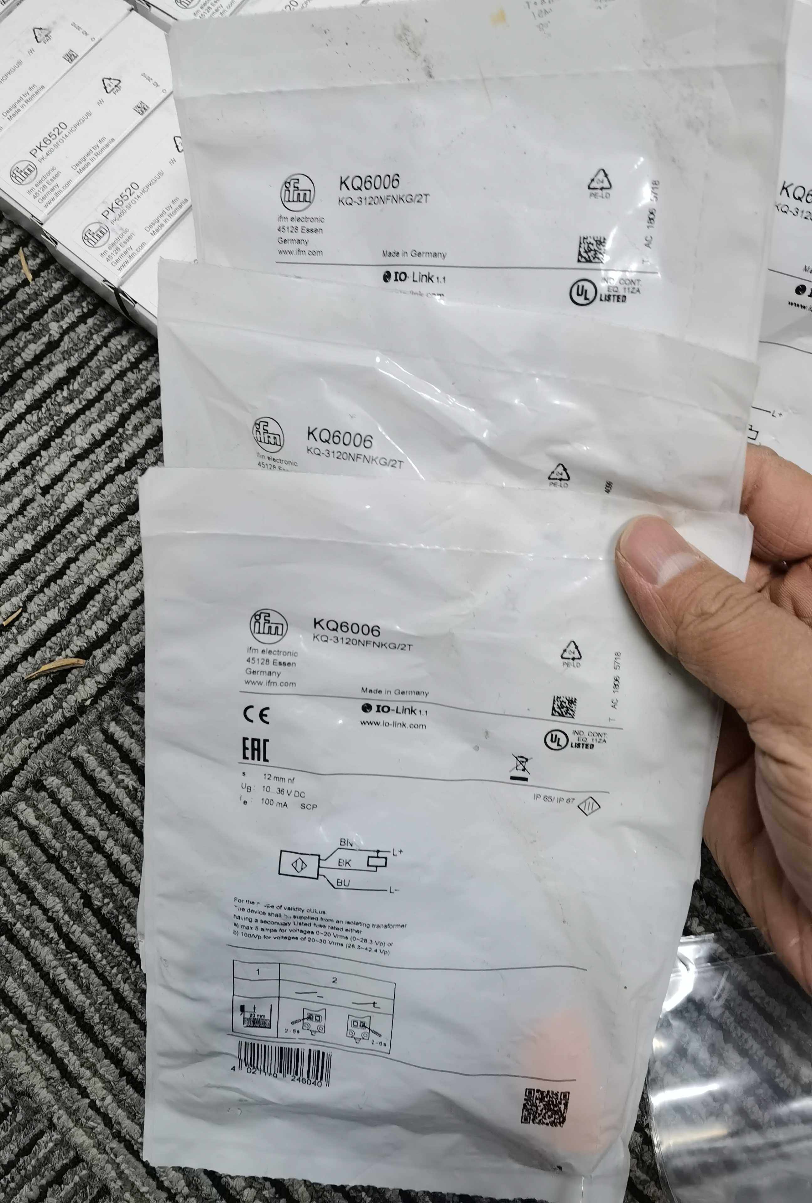 IFM KQ6001 KQ6005 KQ6002 KQ6004 KQ6006液位传感器现货