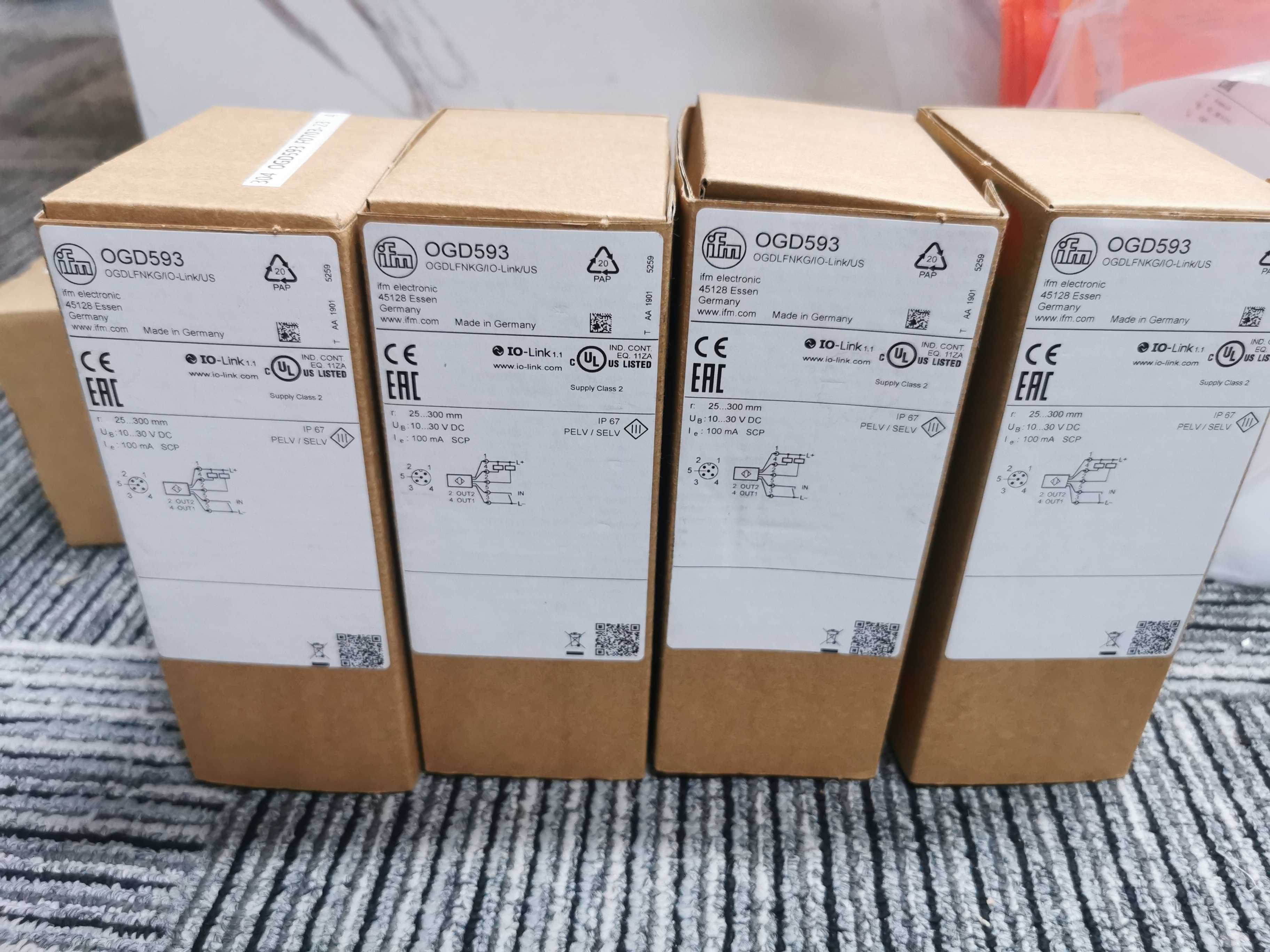 包邮【原装实价】全新IFM OGD593传感器现货