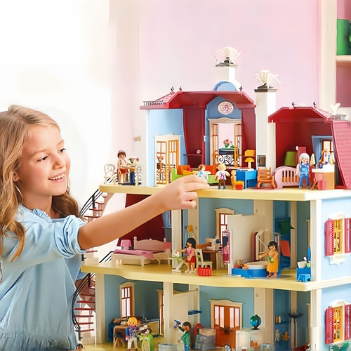 4层大别墅梦想娃娃屋大dollhouse