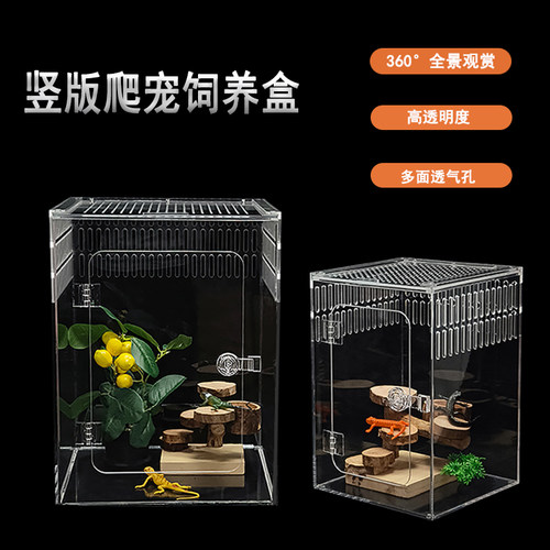 亚克力树栖饲养箱全透明
