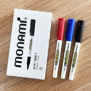 单头记号笔 韩国慕那美油性记号笔 Pen 油性光盘笔油性笔 Name