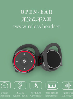 蓝牙耳机5.2挂耳式无损音质