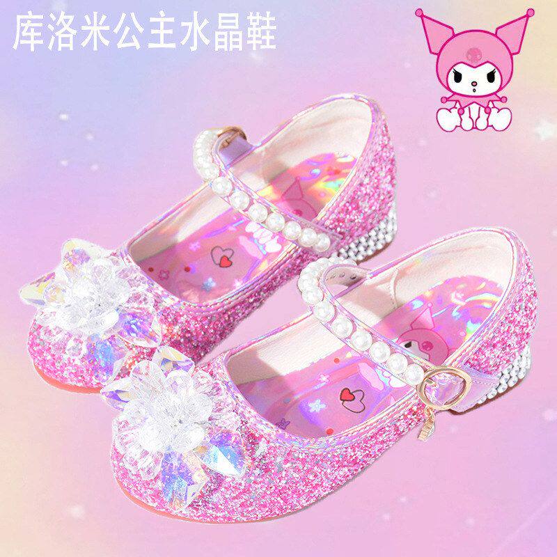 女童公主水晶鞋春款单鞋库洛米