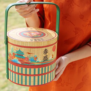 潮汕站礼盒【精装春盛】潮汕三宝猪肉脯红心芭乐2套送礼特色年货