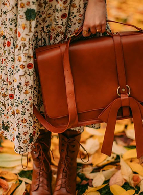 女包ECOSUSI爆款蝴蝶结JK制服包时尚百搭大容量耐磨轻奢品质