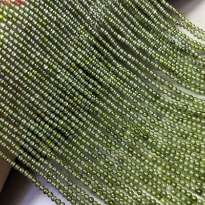 diy绿色锆石半成品戒指流苏散珠