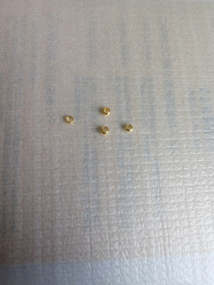 diy银色项链串珠定位扣