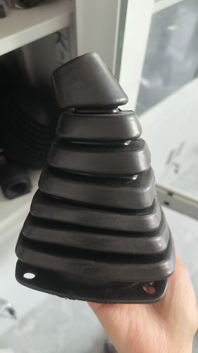 挖掘机配件 新源轮挖XY65/75W-8操纵杆手柄胶防尘套手把胶套