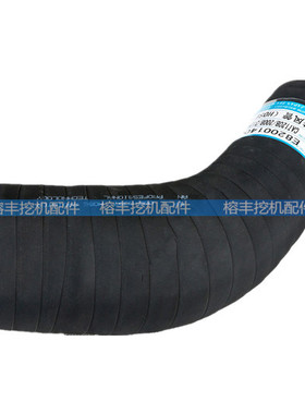 挖掘机配件卡特E120/200B进气管 S6K发动机增压器进气管 吹梳胶管