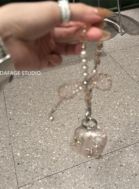 ins轻奢闪钻气质水钻链条蓝牙耳机套Airpods4保护套pro适用苹果airpods3\1\2代