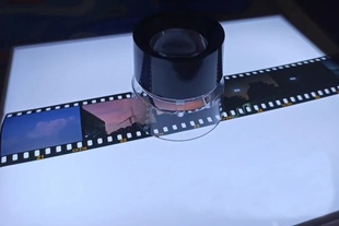 胶片观片台翻拍器光源 看片台底片翻拍器彩色菲林反转片