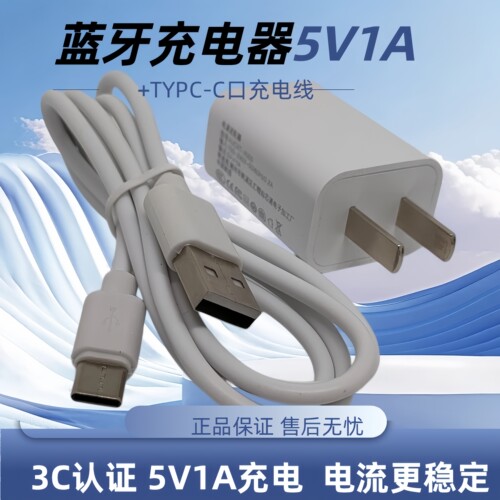 蓝牙5V1A充电器TYPE-C充电线