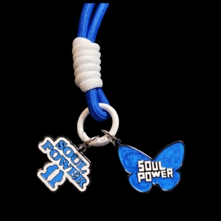 陶喆周边SoulPower蝴蝶陶吉吉钥匙扣挂件徽章DavidTao魔术贴臂章