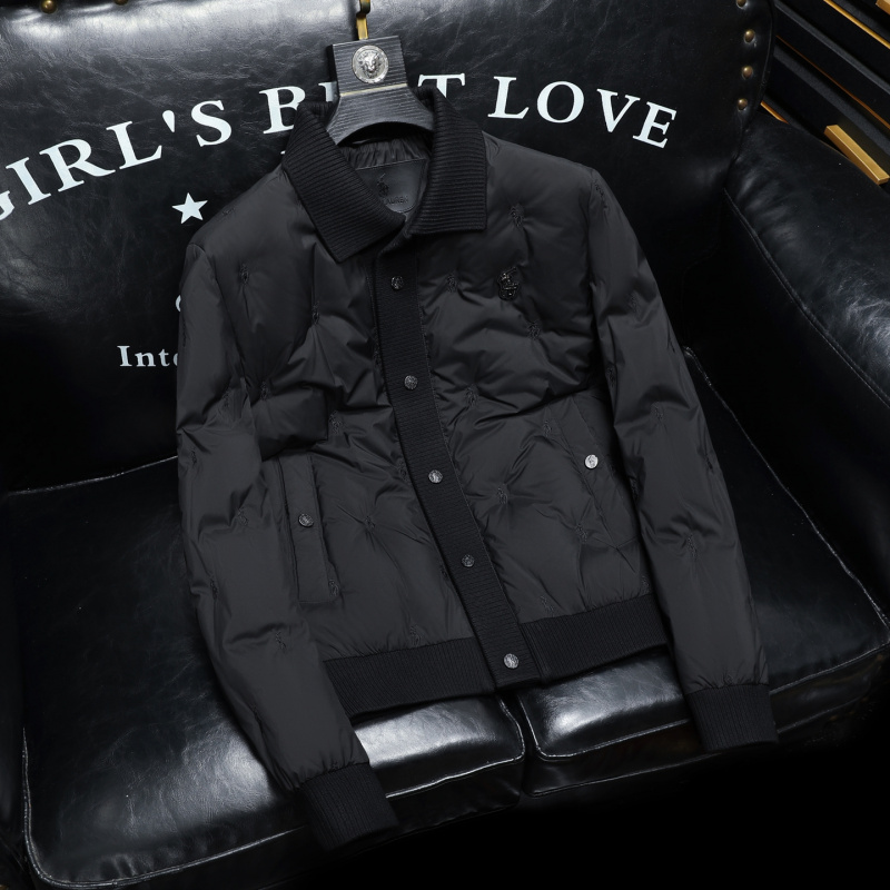 欧洲站高端轻奢男士羽绒服2025冬季新款潮牌爆款保暖防风冬装外套