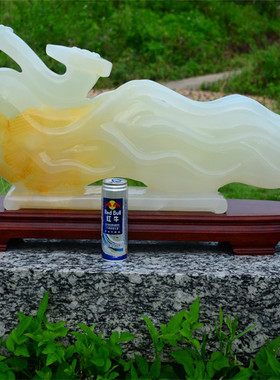 阿富汗玉人参〔生〕如意玉石摆件