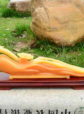 人生如意玉石摆件办公室工艺品