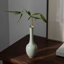 茶室时尚 景德镇陶瓷花器禅意创意摆件花插个性 家居装 饰品水培花瓶