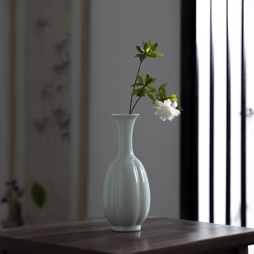 花样淘景德镇禅意陶瓷花瓶摆件