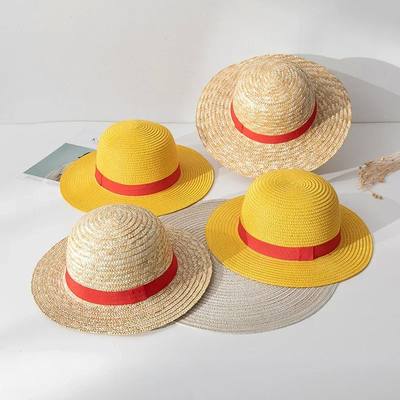 Luffy Straw Hat Anime Cartoon Cosplay Caps Accessories Summe