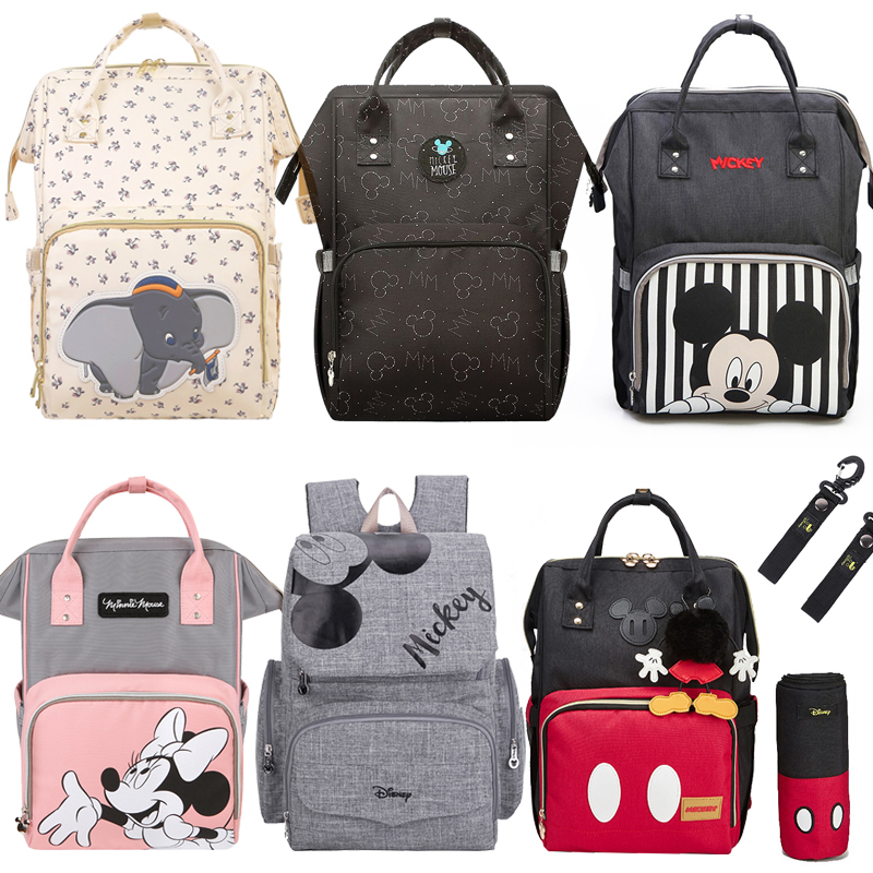 Disney Baby Diaper Bags Large Capacity Baby Stroller Insulat