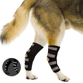 1 Set Pet Dog Bandages Dog Leg Knee Brace Straps Protection