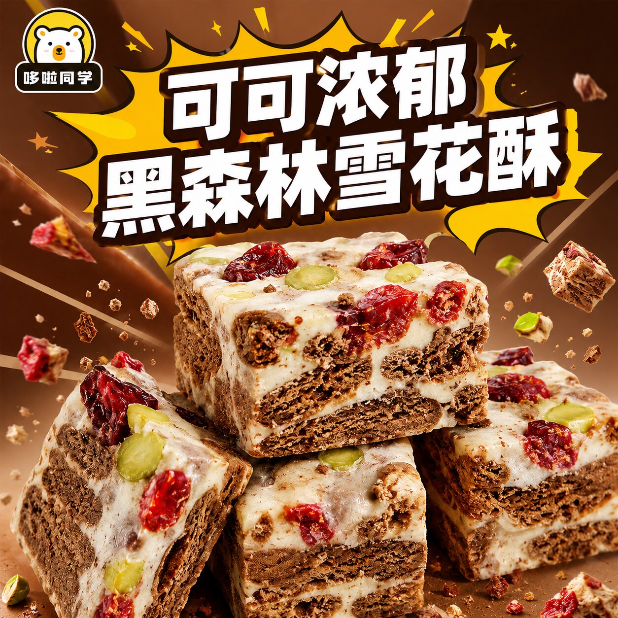 福建省黑森林雪花酥可可奥利奥