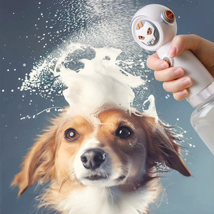 外版兄弟2代泡泡机宠物洗澡起泡器狗狗沐浴露猫咪洗浴电动打泡机