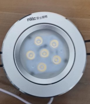 雷士led射灯3w5瓦天花灯砂银可调角度NLED164D背景墙嵌入式9公分