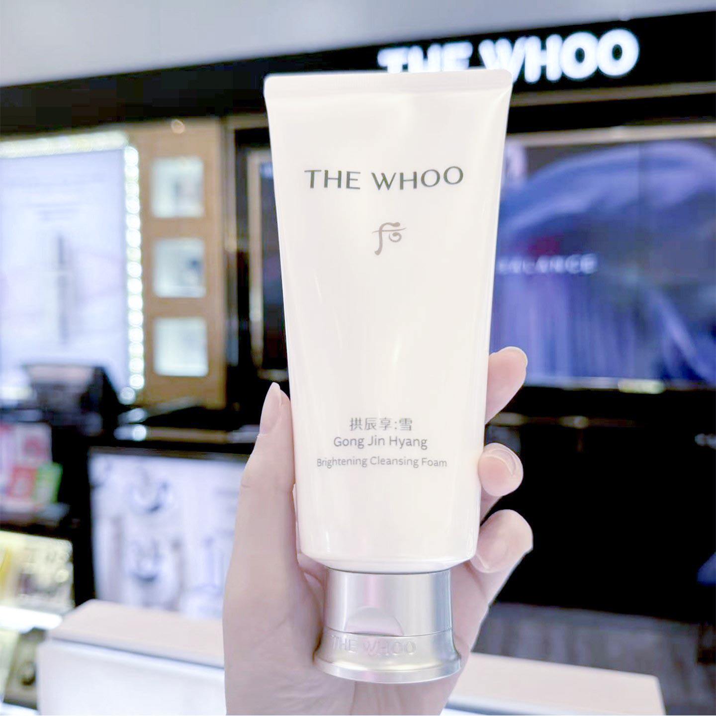 韩国直邮WHOO后拱辰享雪玉凝洗面奶180ml洁面乳控油清洁