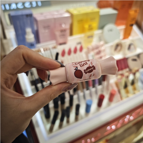 韩国The Saem得鲜慕斯糖果口红唇釉持久不脱妆草莓染唇液