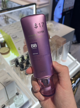 韩国 The Face Shop 菲诗小铺紫色清透BB霜滋润保湿防晒遮瑕