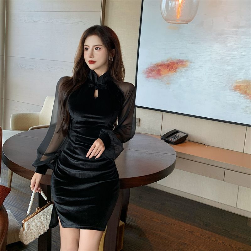 新中式国风改良旗袍连衣裙