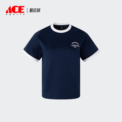阿迪达斯女士简约短袖T恤