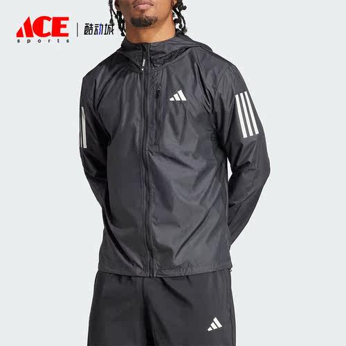 Adidas/阿迪达斯正品春季新款男士连帽梭织舒适运动外套IN1483