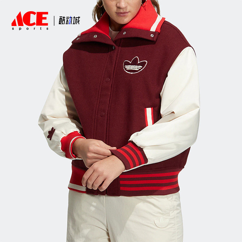 Adidas/阿迪达斯正品春季新款女子运动棒球服外套HY4185