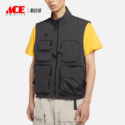 Nike/耐克正品运动男子透气休闲机能多口袋马甲CK7237-060