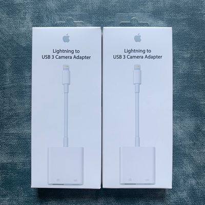 苹果iPhone闪电lightning转USB3相机转换器直播神器