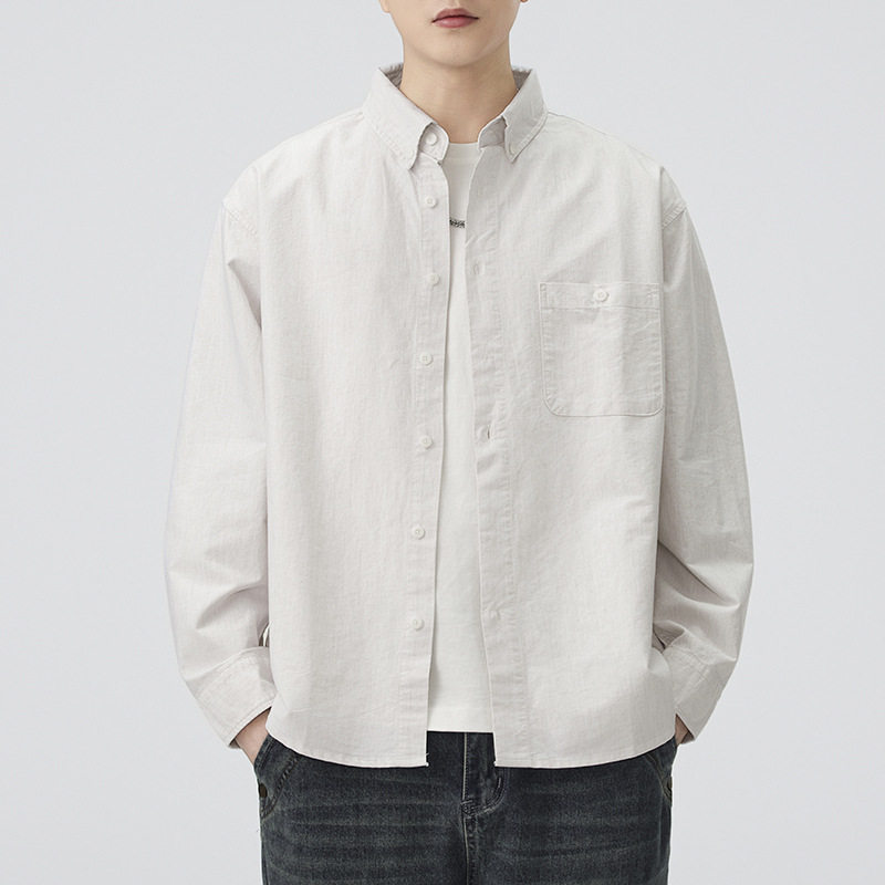 美式高级感复古工装衬衫男长袖2025秋季宽松潮牌休闲衬衣外套,户外/登山/野营/旅行用品,户外休闲衣,淘宝优惠券,粉丝福利购,淘宝优惠卷