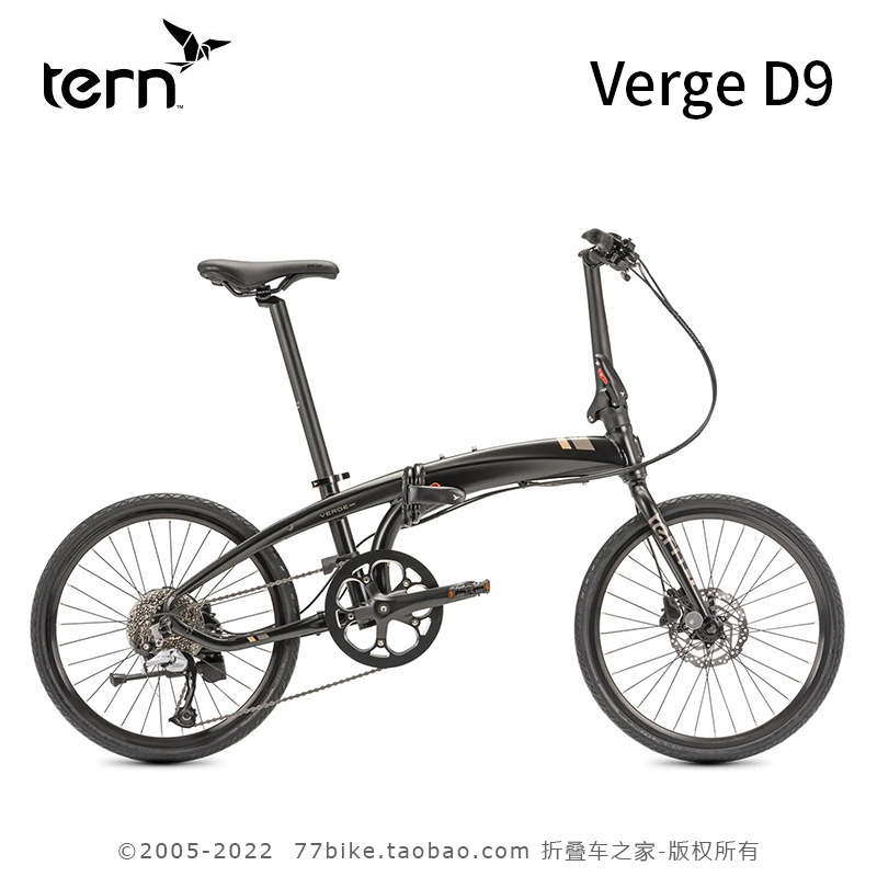 TERN燕鸥 Verge D9折叠自行车 451竞速轮组 22寸铝合金超轻便i捷