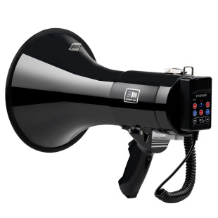 双河大功率手持喊话器充电录音叫卖喇叭消防户外高音扬声扩音器