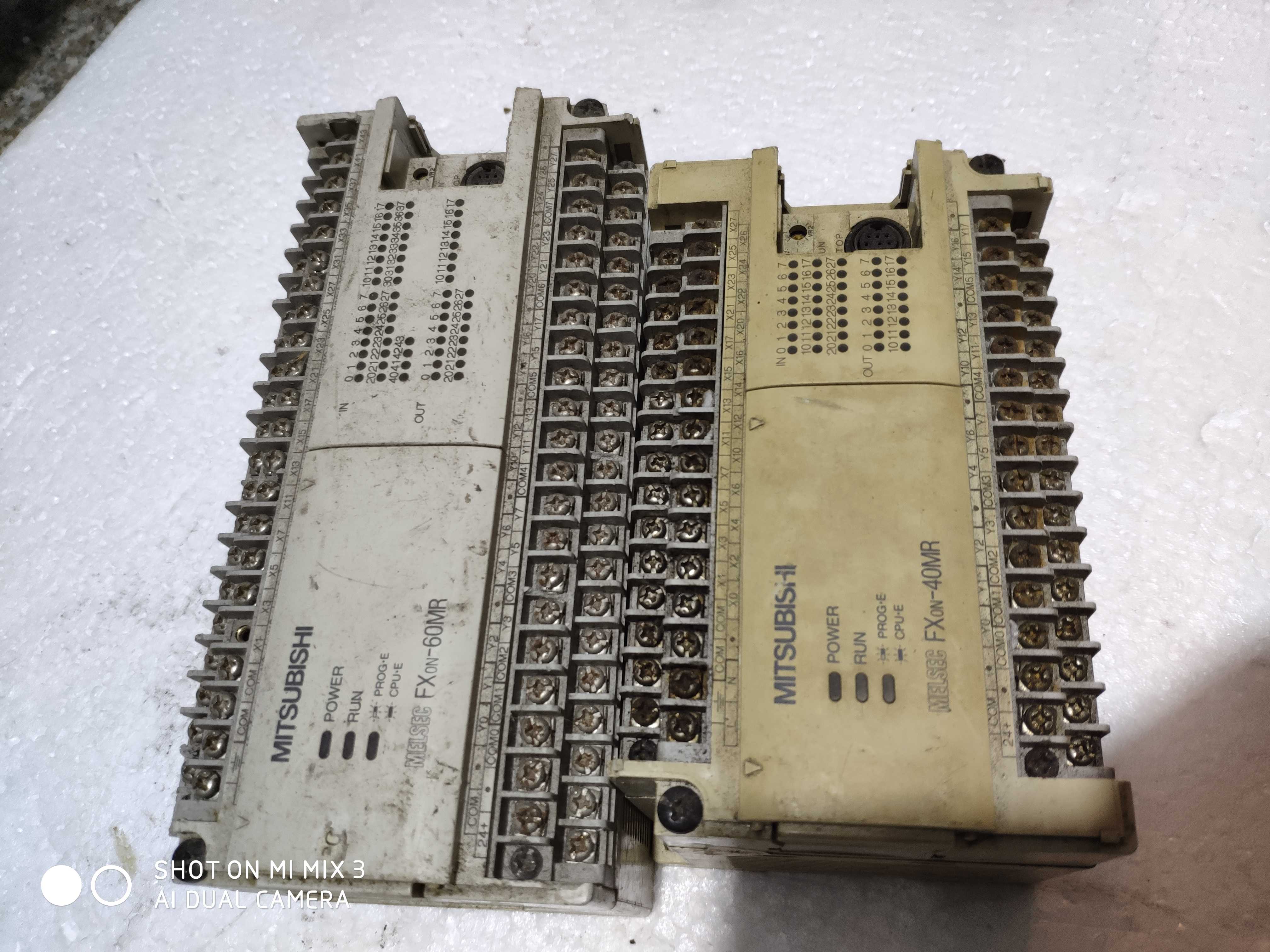 三菱PLC二手拆机FX0N/FXON-24 40 60MR MT 40ER -001 -ES/UL -DSS