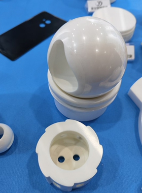 定制氧化锆ZrO2氧化锆陶瓷套件白色陶瓷球不锈钢混合陶瓷球轴承