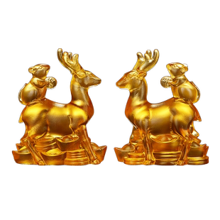 易明居灵蛇进禄宝懿琉璃摆件属牛2026马年吉祥物办公室卧室装饰品