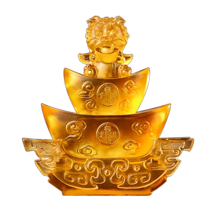 易明居玲珑财宝乾坤仪宝懿琉璃摆件2026马年客厅办公室卧室吉祥物