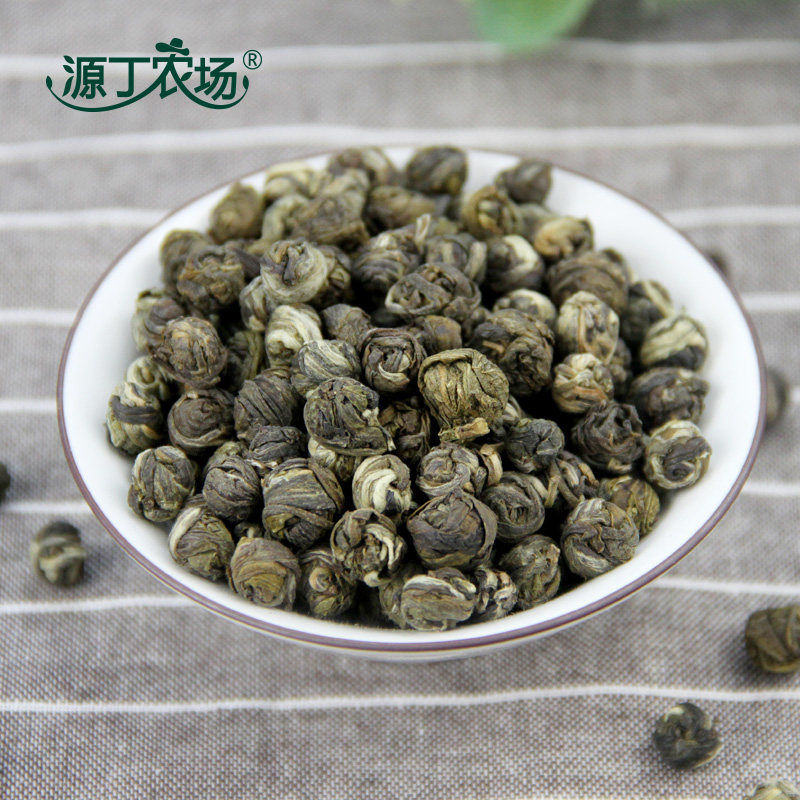 源丁农场 茉莉龙珠 严选茉莉浓香型花草绿茶茶叶100g散装|msdalam kategori teh, alternatif/bunga/buah-buahan/pemprosesan semula teh, alternatif/Teh herba - dari Buy2taobao.com untuk memberikan perkhidmatan ejen Taobao profesional membeli