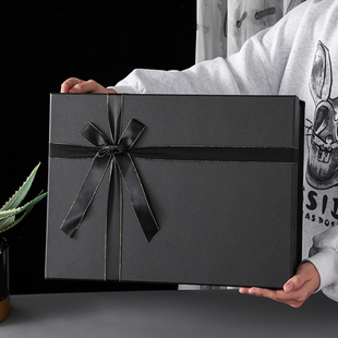 超大号礼物盒情人节仪式感礼品盒男生款包装生日礼物空盒子可折叠