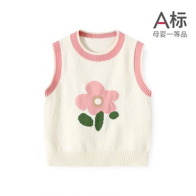 A类棉线春秋季马夹女宝宝可爱