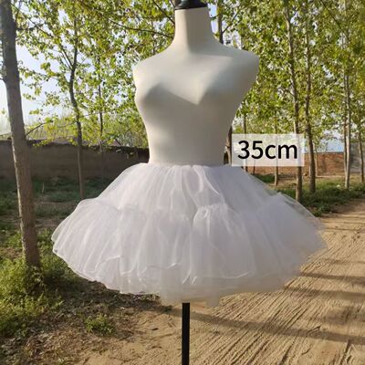 lolita裙撑暴力撑30/35/45cm无骨短款cos鸭屁股云朵洛丽塔蓬蓬裙