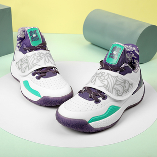 艾弗森儿童篮球鞋男白色夏季透气专业训练学生青少年运动鞋波鞋女