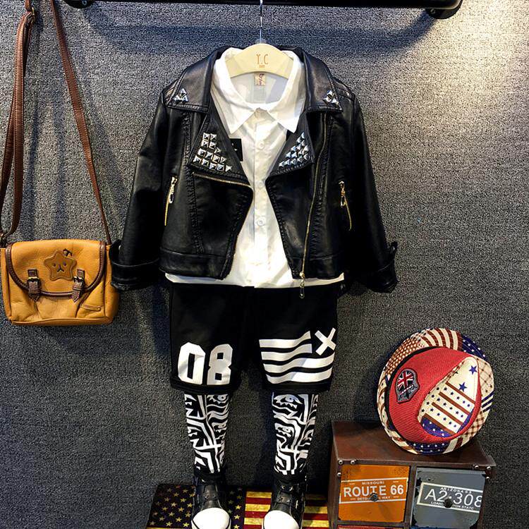 Veste enfant en cuir PU - Ref 2159630 Image 1